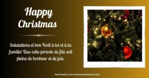 Joyeux Noël A Toi Et Ta Famille