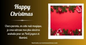 Texte Joyeux Noël Parents