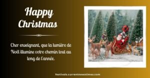 Joyeux Noel Pour Enseignant