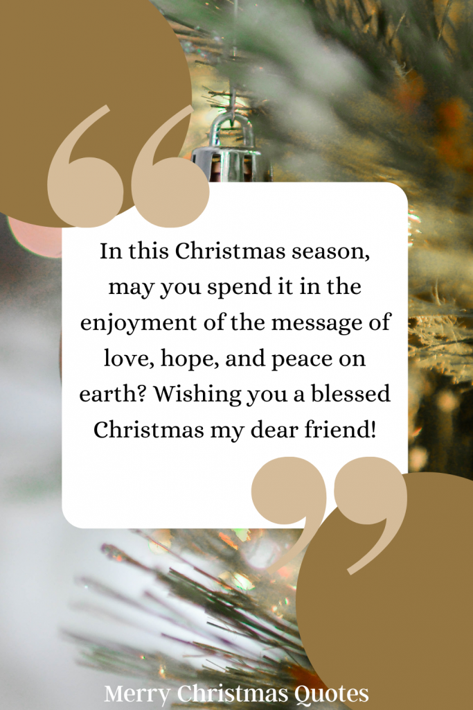 christmas quotes friendship