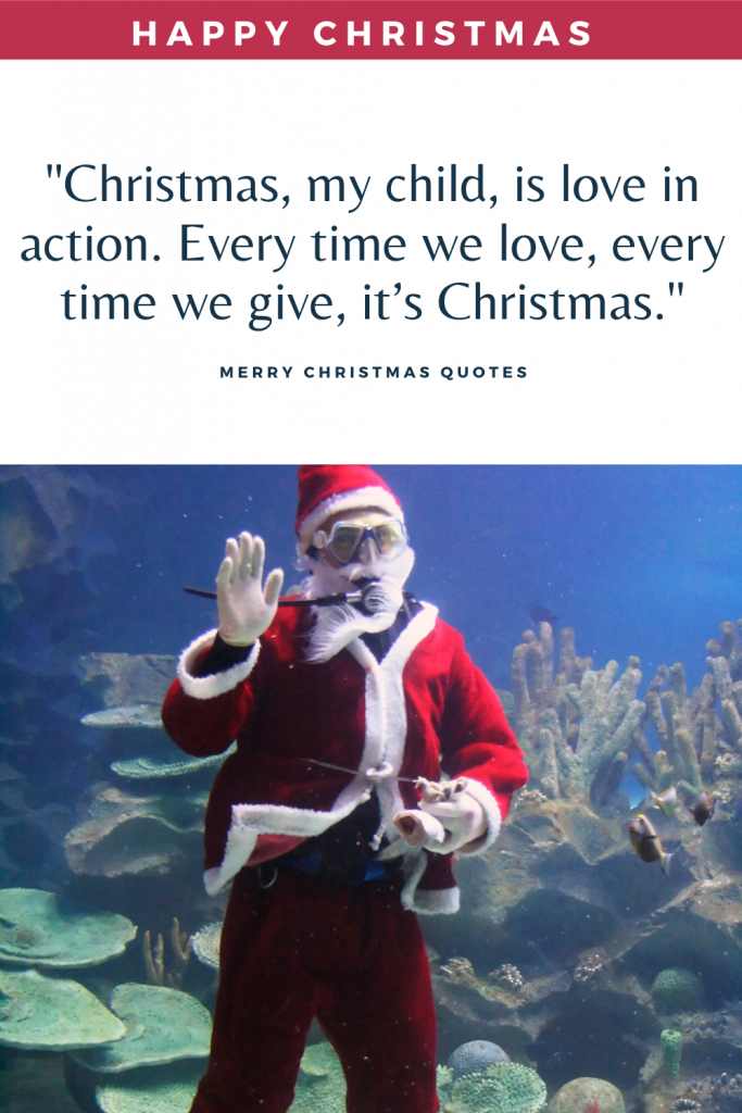 christmas quotes inspiring santa