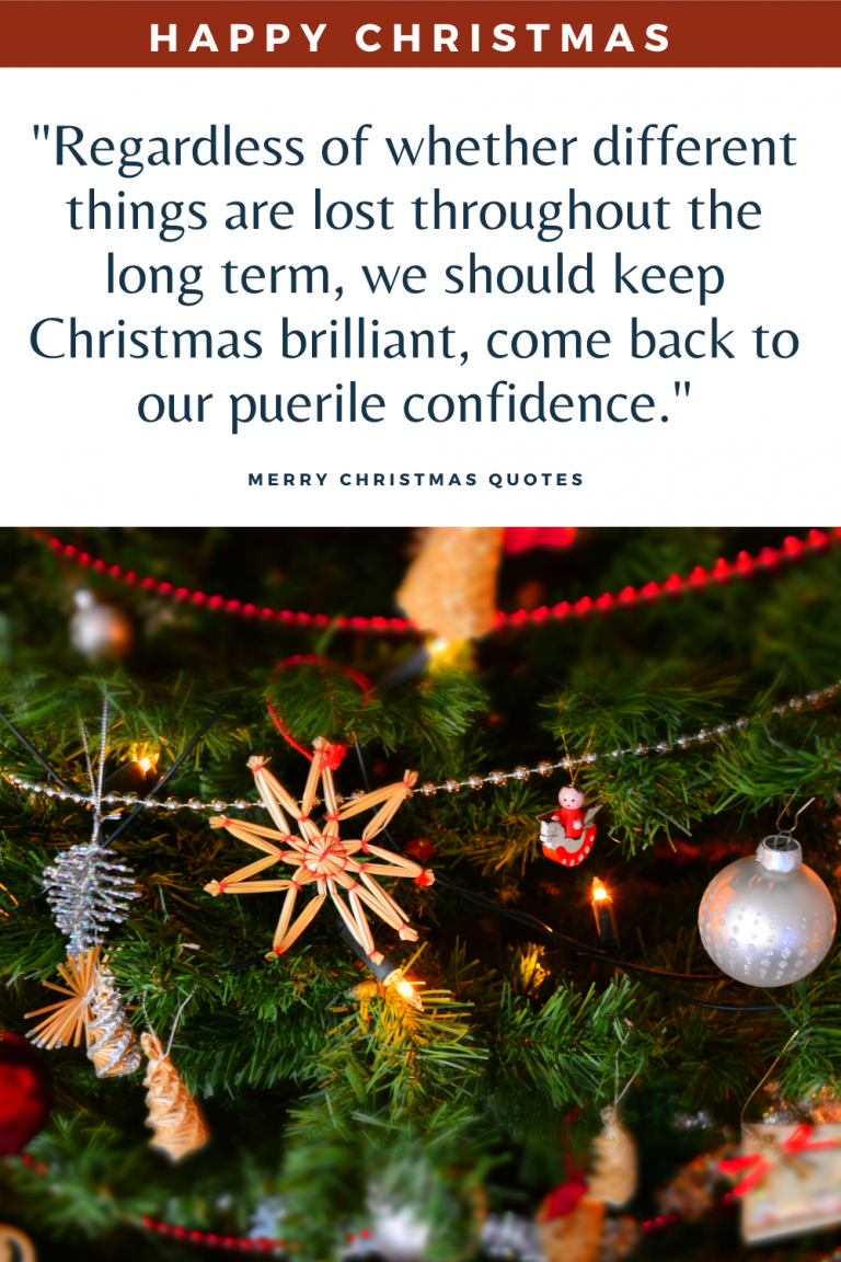 81 Best Inspirational Christmas Quotes ( 2021 ) - Merry Christmas Quotes