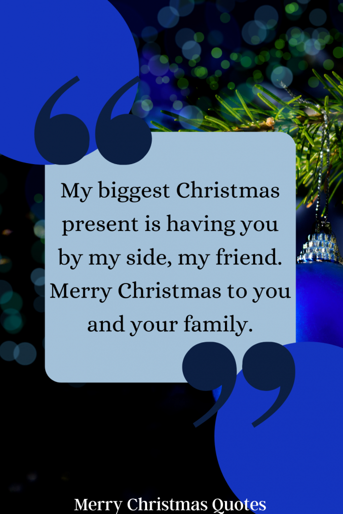 nice christmas quotes about friendship
